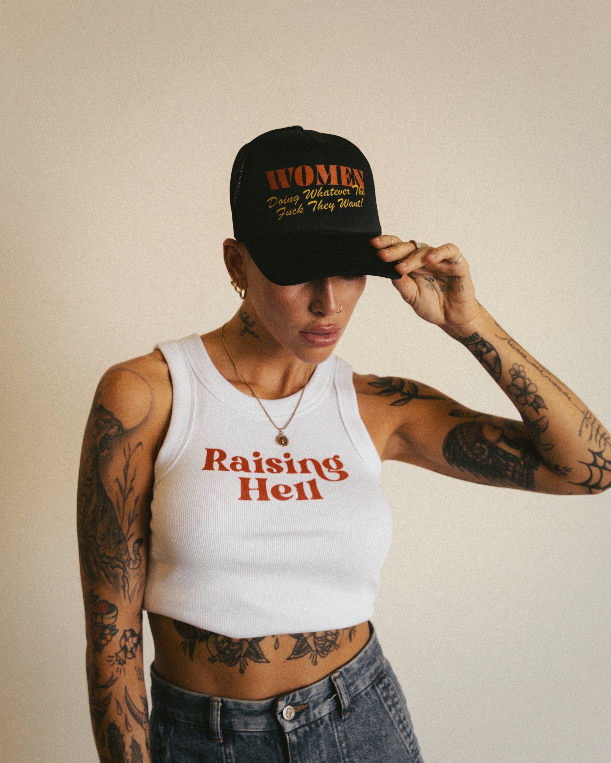 Women Doing What They Want Trucker Hat - REBEL SOUL COLLECTIVE