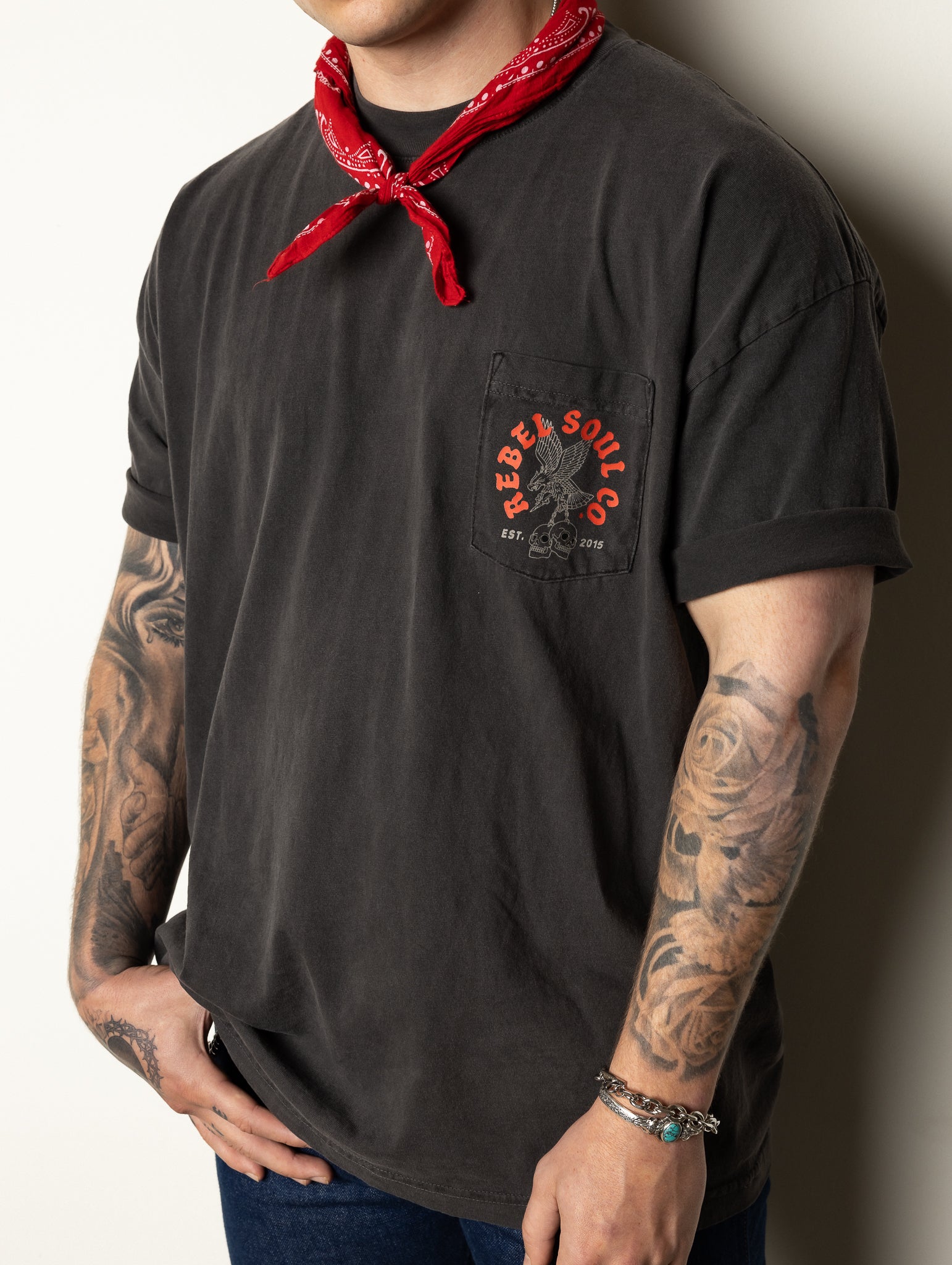 Good Times Bad Times Pocket Tee - REBEL SOUL COLLECTIVE