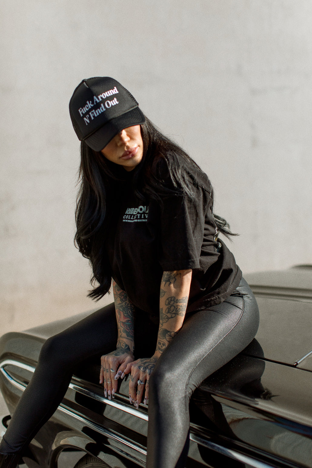 Find Out Trucker Hat - REBEL SOUL COLLECTIVE